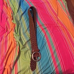 Worn once light brown color