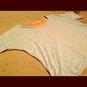 Trendy lace back top