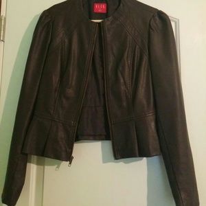 Faux leather jacket