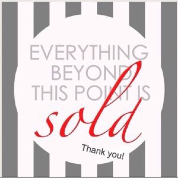 🚫SOLD 🎉😊