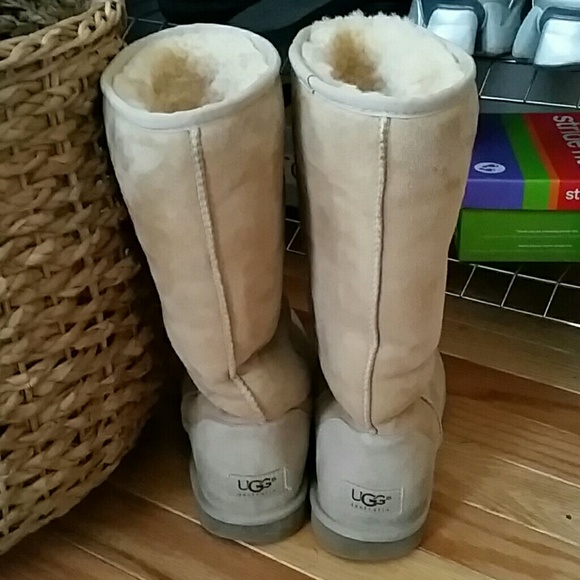 Sand Ugg tall boots
