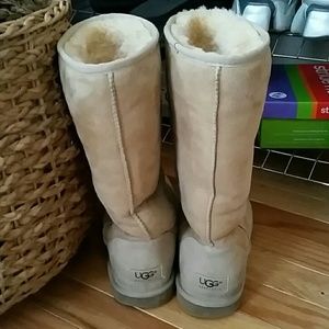 Sand Ugg tall boots
