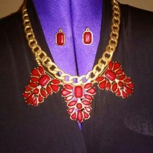 Earrings and Necklace Set