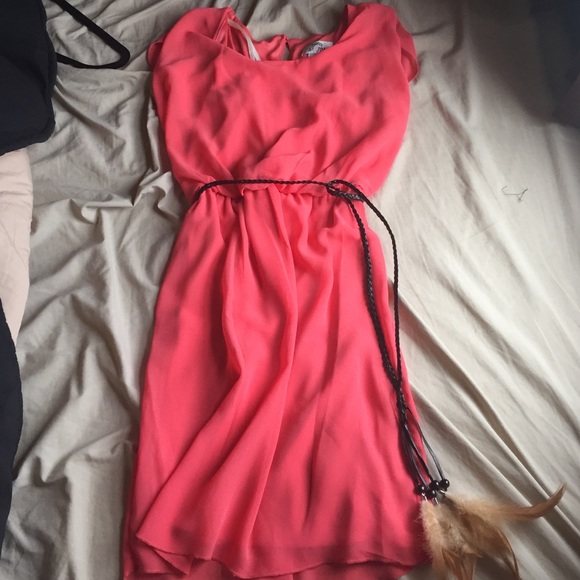 Peach Dress