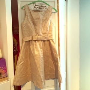 Lauren Conrad gold evening dress