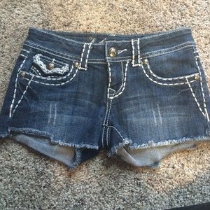 Miss Me look denim shorts