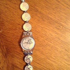 Rare ladies lavender and cream swatch