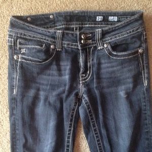 Size 29 dark washed miss me jeans