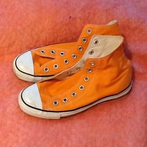Converse high tops (orange)
