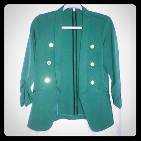 Green botton Blazer