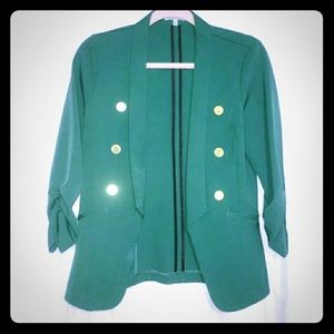 Green botton Blazer