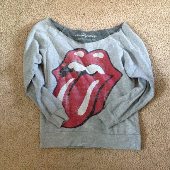 Slouchy Rolling Stones Sweater