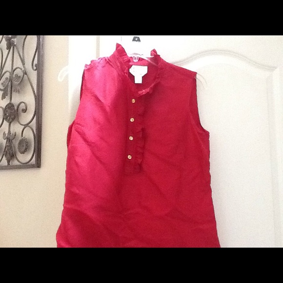 TALBOTS SIZE SMALL SLEEVELESS SHIRT