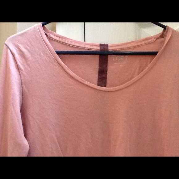 ANN TAYLOR LOFT SHIRT PINK SIZE SMALL