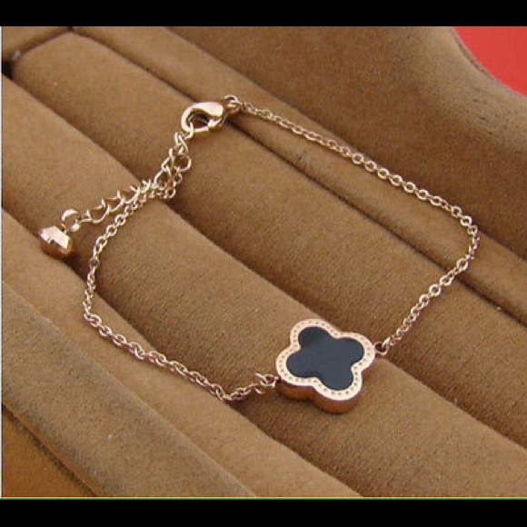 Fashion Jewelry - New!! Titanium Steel Rose Gold Bracelet
