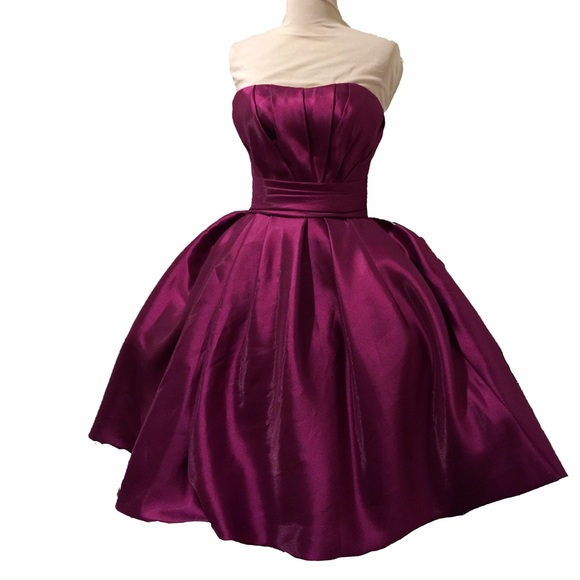 Love by Enzoani mikado a-line dress pleated bodice - Picture 2 of 4