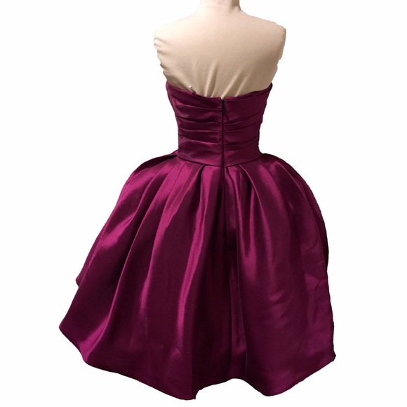 Love by Enzoani mikado a-line dress pleated bodice - Picture 3 of 4