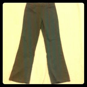 Grey Dress Pants Sparkly Silver Pin Stripes