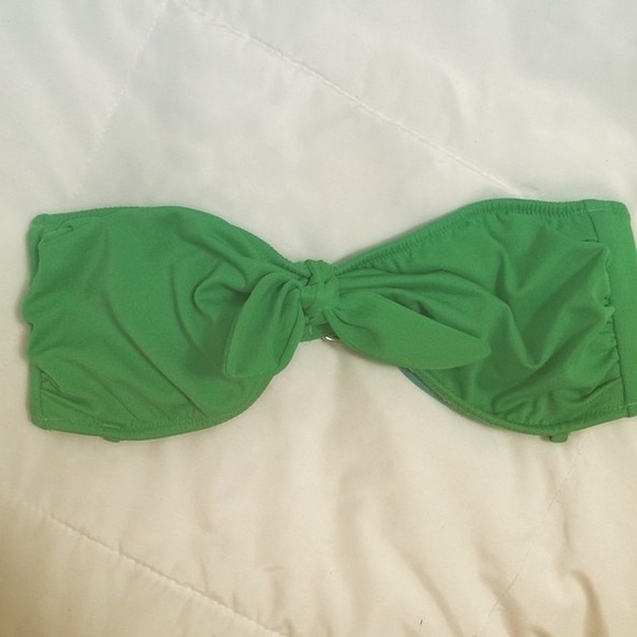 Green Bandeau Swim Top - Picture 1 of 1