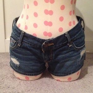Hollister jean shorts