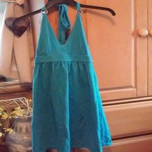 SOLD. Victoria secret blue halter dress