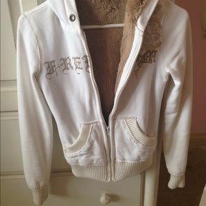 Miss Me furry zip up