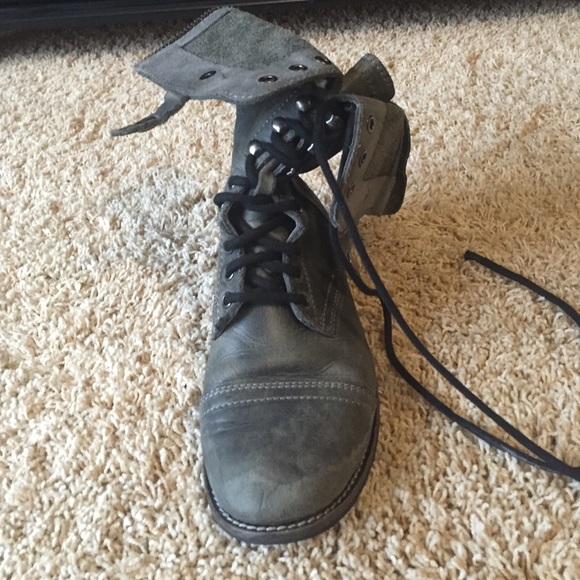 Steve Madden combat boots