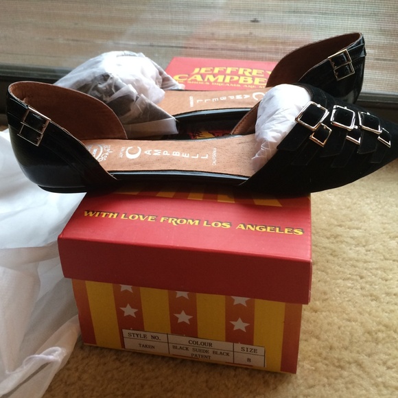 Jeffrey Campbell Shoes - BNIB Jeffrey Campbell Taken Buckle D'Orsay Flat 8