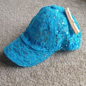 Blue Lace Baseball Cap