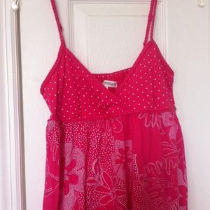 Pink white sundress from Aeropostale