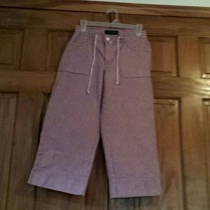 Red white blue denim Capri great condition.