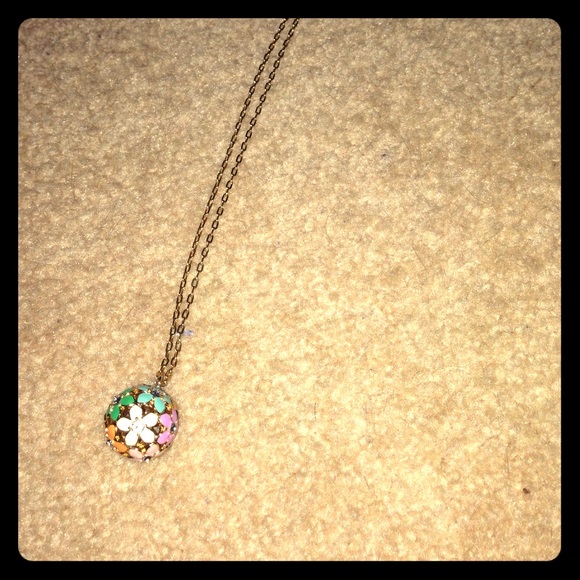 Flower necklace from J.Crew