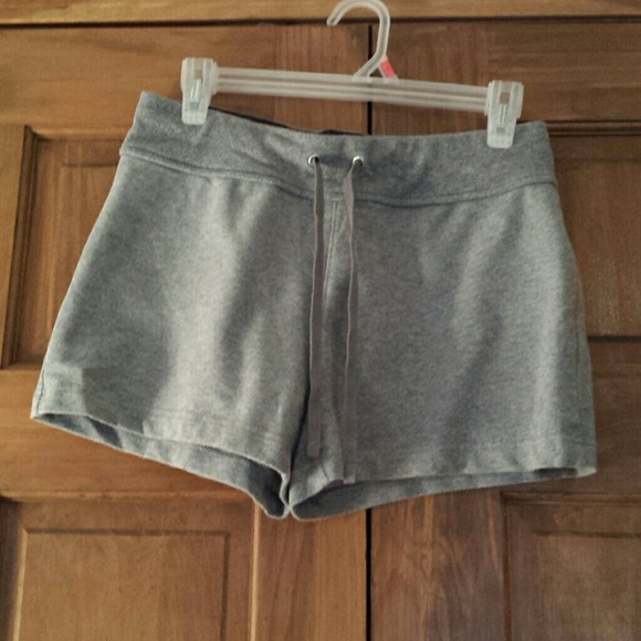 Grey athletic short.