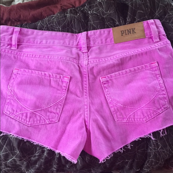 Vs pink Jean shorts
