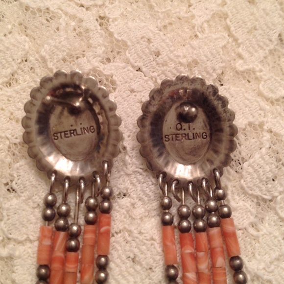 Vintage Native American earrings - Picture 3 of 4