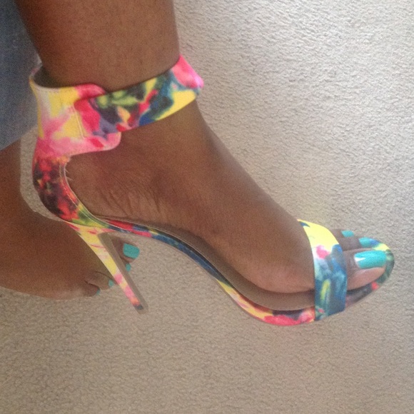 Colorful Spring Justfab Heels