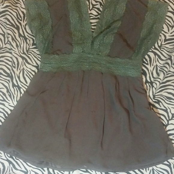 🛑SOLD🛑Charlotte Russe lacy blouse - Picture 2 of 5