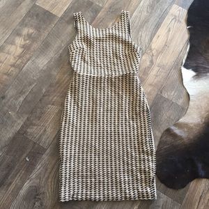 Backless knit dress