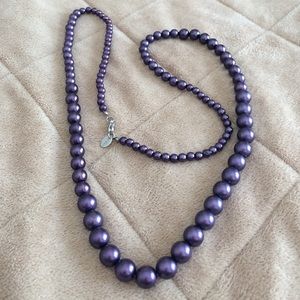 Purple necklace
