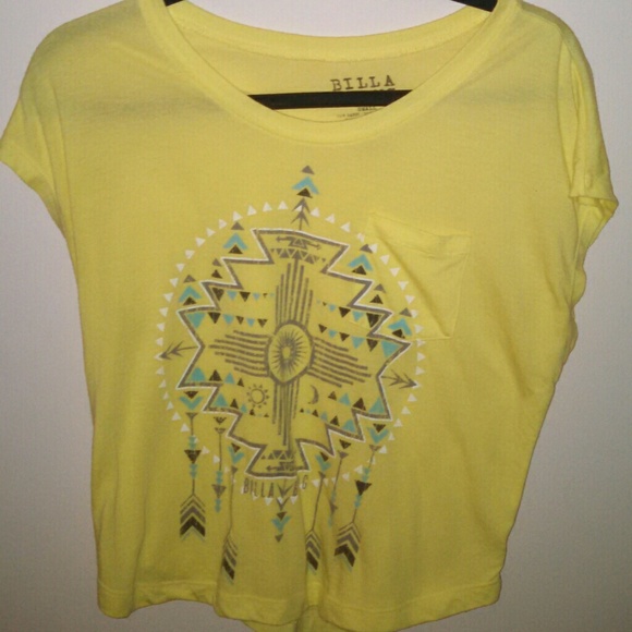 Yellow Billabong shirt