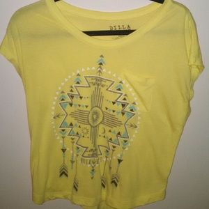 Yellow Billabong shirt