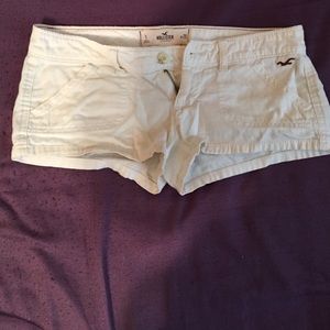 Short white shorts
