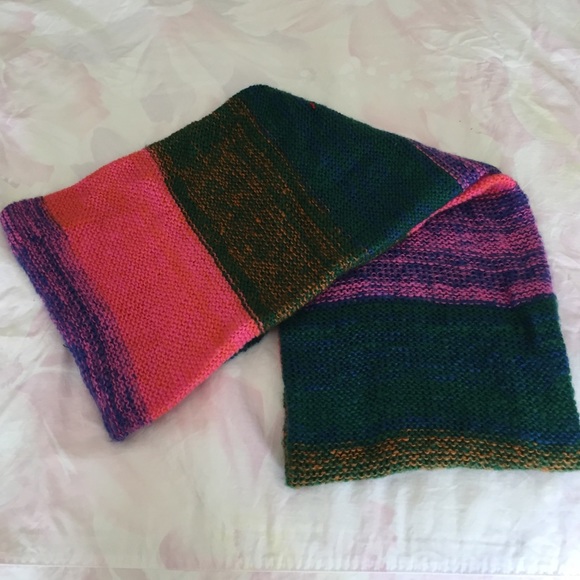 Multi-color Infinity Knit Scarf - Picture 4 of 4
