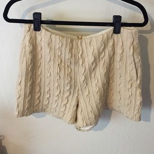 Ark & Co sweater knit high waisted shorts