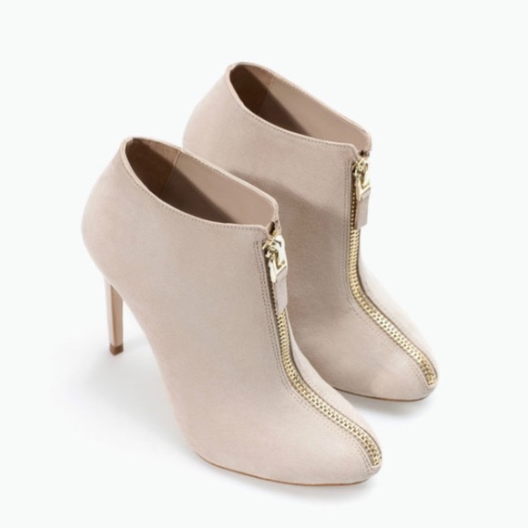 Zara Shoes - Zara Zip Booties