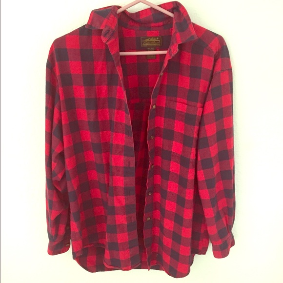 Red plaid flannel