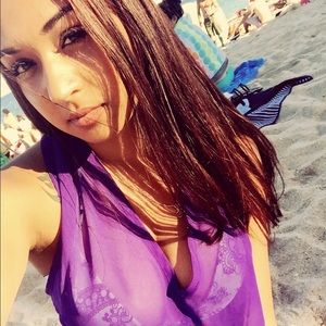 See through beach cover up