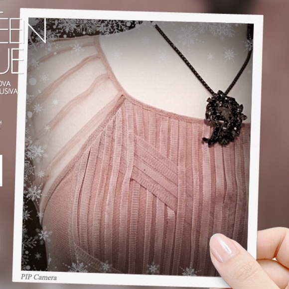 NWT BCBG MAXAZARIA Crystal Basket Weave Top Small - Picture 2 of 4