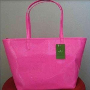 Kate Spade Small Harmony Metro Tote Pinksaphre NWT