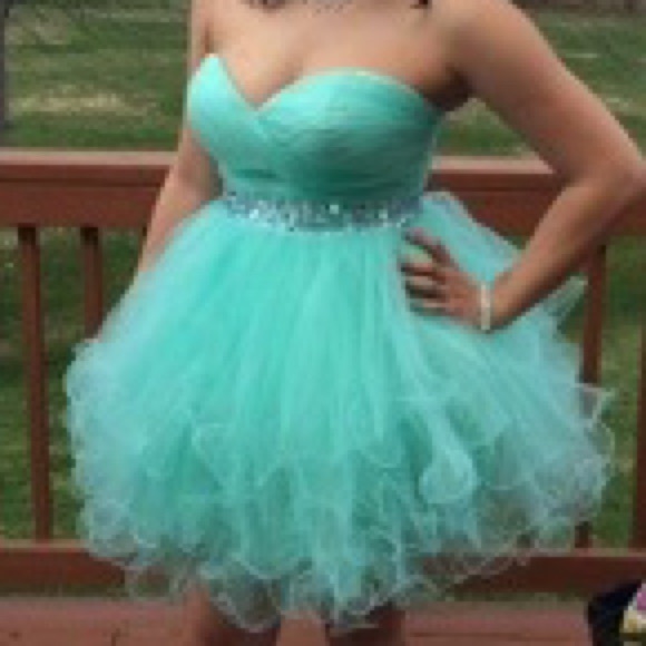 Mint Prom Dress - Picture 3 of 4
